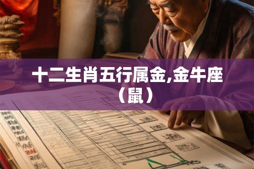 十二生肖五行属金,金牛座（鼠）
