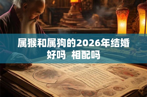 属猴和属狗的2026年结婚好吗  相配吗