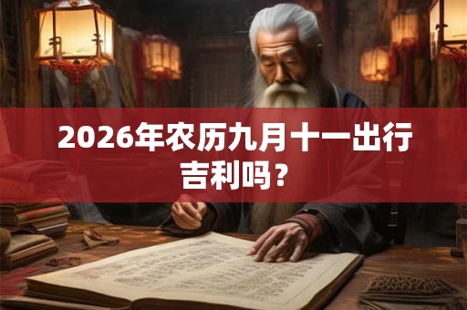 2026年农历九月十一出行吉利吗？