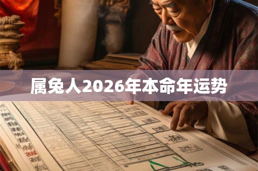 属兔人2026年本命年运势