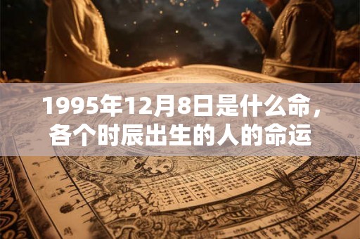 1995年12月8日是什么命，各个时辰出生的人的命运