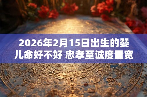 2026年2月15日出生的婴儿命好不好 忠孝至诚度量宽厚