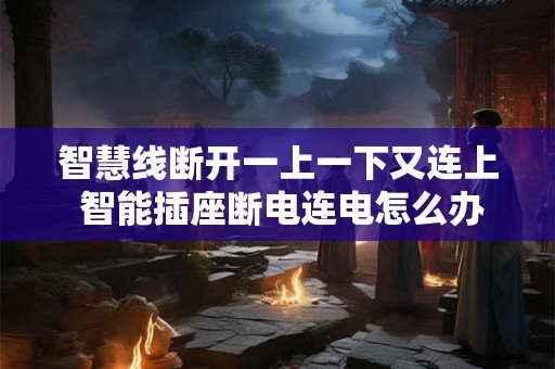 智慧线断开一上一下又连上 智能插座断电连电怎么办