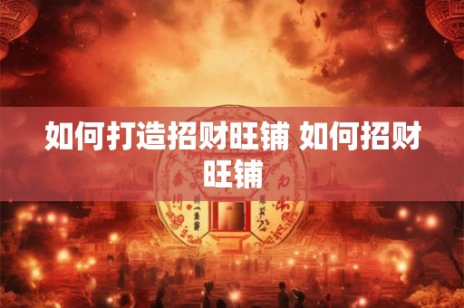 如何打造招财旺铺 如何招财旺铺