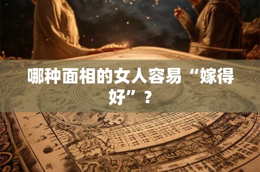 哪种面相的女人容易“嫁得好”? 哪种面相的女人容易“嫁得好”?