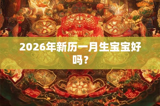 2026年新历一月生宝宝好吗？