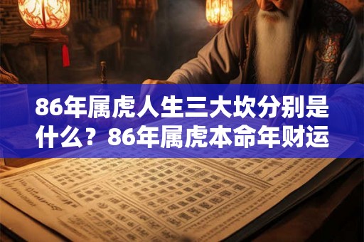 86年属虎人生三大坎分别是什么？86年属虎本命年财运好吗？
