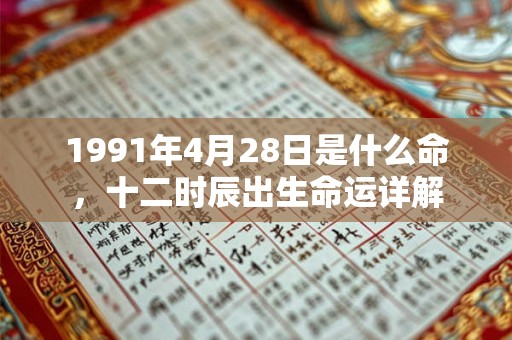 1991年4月28日是什么命，十二时辰出生命运详解