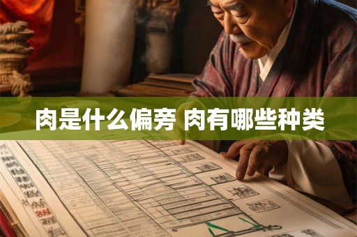 肉是什么偏旁 肉有哪些种类