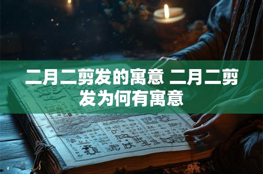 二月二剪发的寓意 二月二剪发为何有寓意