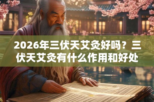 2026年三伏天艾灸好吗？三伏天艾灸有什么作用和好处？