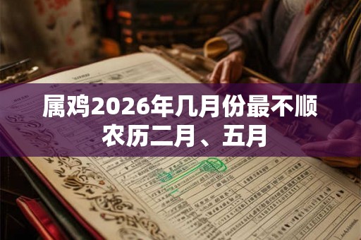 属鸡2026年几月份最不顺 农历二月、五月