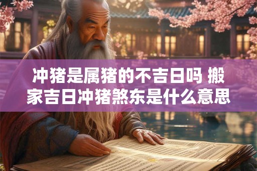 冲猪是属猪的不吉日吗 搬家吉日冲猪煞东是什么意思
