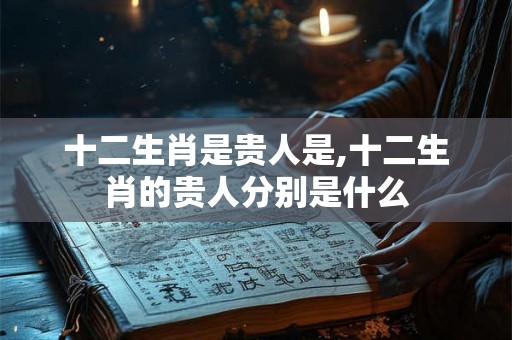 十二生肖是贵人是,十二生肖的贵人分别是什么