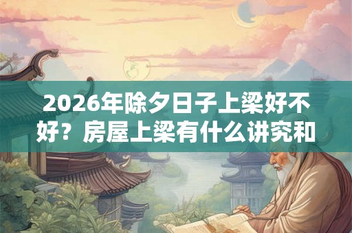 2026年除夕日子上梁好不好？房屋上梁有什么讲究和忌讳？
