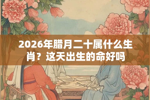 2026年腊月二十属什么生肖？这天出生的命好吗