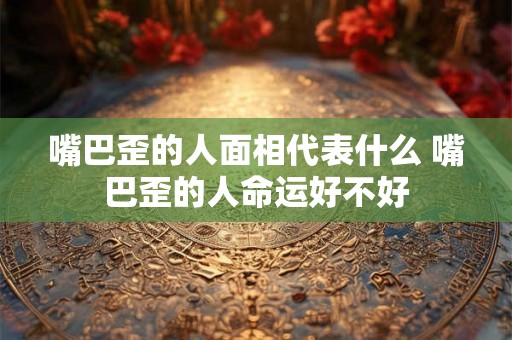 嘴巴歪的人面相代表什么 嘴巴歪的人命运好不好