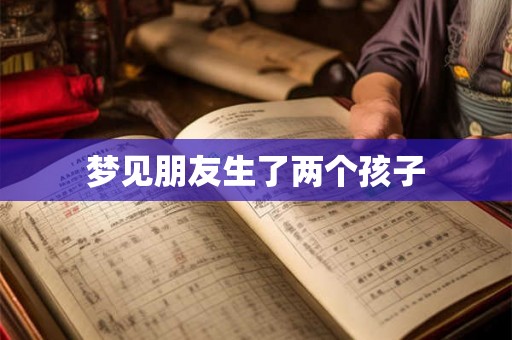 梦见朋友生了两个孩子