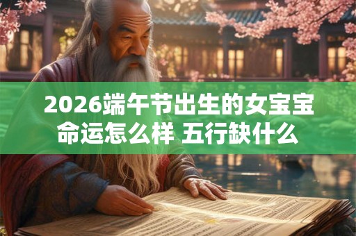 2026端午节出生的女宝宝命运怎么样 五行缺什么 2026端午节出生的女宝宝命运怎么样 五行缺什么
