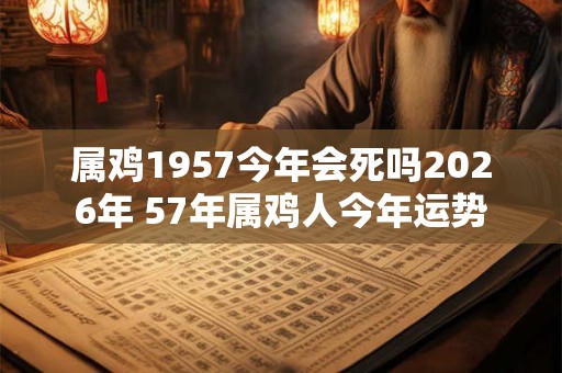 属鸡1957今年会死吗2026年 57年属鸡人今年运势