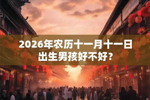 2026年农历十一月十一日出生男孩好不好？