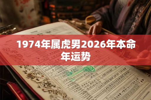 1974年属虎男2026年本命年运势