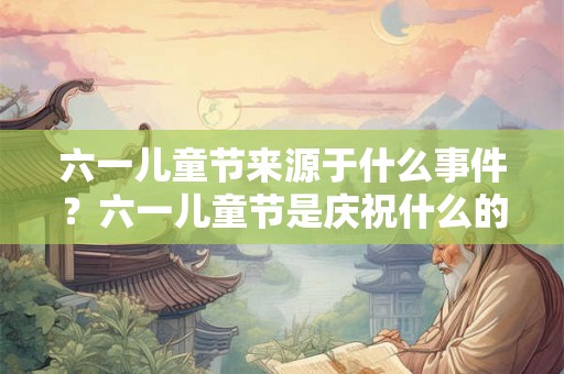 六一儿童节来源于什么事件？六一儿童节是庆祝什么的节日？