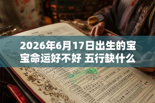 2026年6月17日出生的宝宝命运好不好 五行缺什么