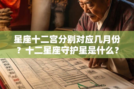 星座十二宫分别对应几月份？十二星座守护星是什么？