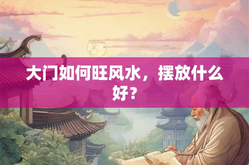 大门如何旺风水，摆放什么好？