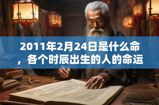 2011年2月24日是什么命，各个时辰出生的人的命运