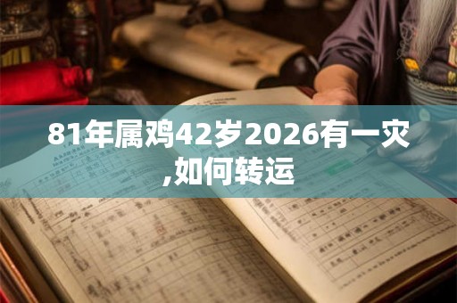 81年属鸡42岁2026有一灾,如何转运