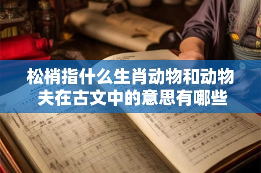 松梢指什么生肖动物和动物 夫在古文中的意思有哪些