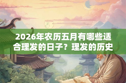 2026年农历五月有哪些适合理发的日子？理发的历史
