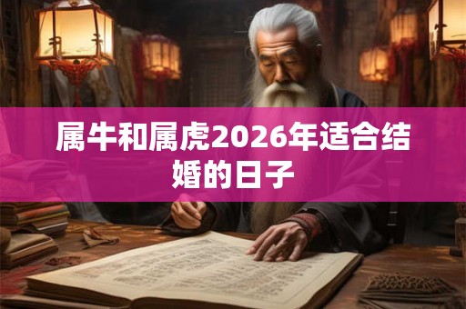 属牛和属虎2026年适合结婚的日子
