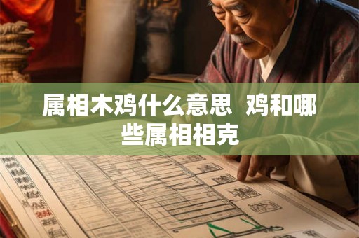 属相木鸡什么意思  鸡和哪些属相相克