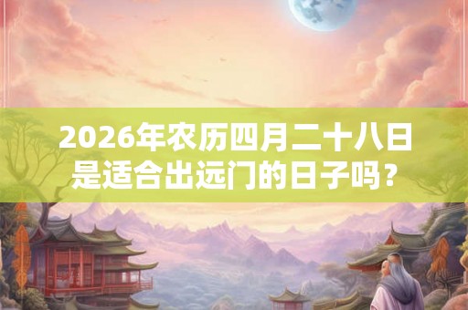 2026年农历四月二十八日是适合出远门的日子吗? 2026年农历四月二十八日是适合出远门的日子吗?