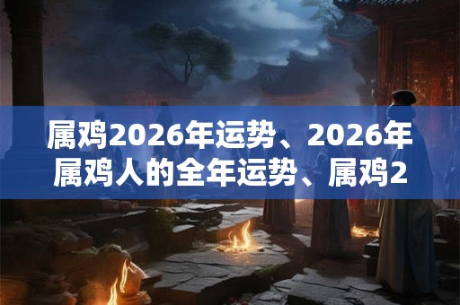 属鸡2026年运势、2026年属鸡人的全年运势、属鸡2026年每月运势
