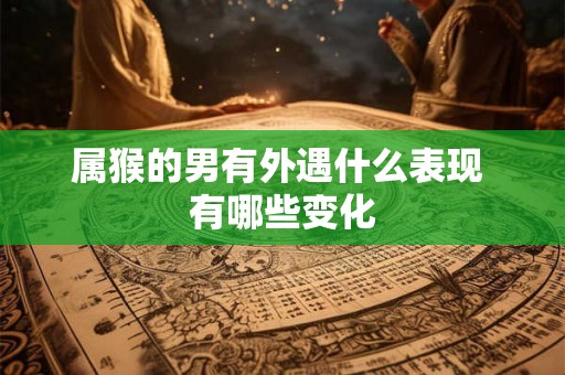 属猴的男有外遇什么表现 有哪些变化