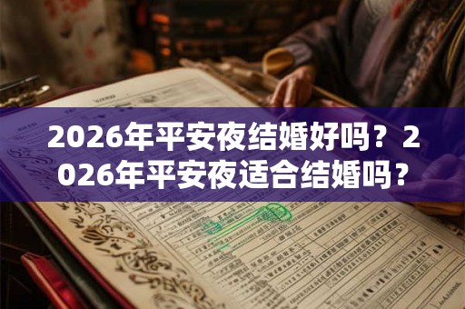 2026年平安夜结婚好吗?2026年平安夜适合结婚吗? 2026年平安夜结婚好吗?2026年平安夜适合结婚吗?