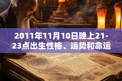 2011年11月10日晚上21-23点出生性格、运势和命运 2011年11月10日晚上21-23点出生性格、运势和命运