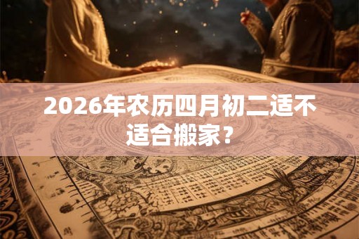 2026年农历四月初二适不适合搬家？