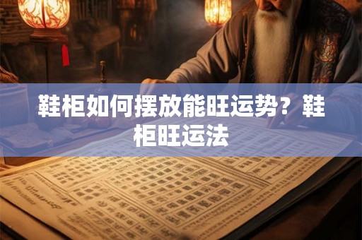 鞋柜如何摆放能旺运势?鞋柜旺运法 鞋柜如何摆放能旺运势?鞋柜旺运法