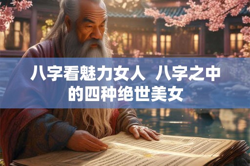 八字看魅力女人  八字之中的四种绝世美女