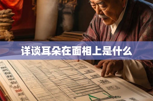 详谈耳朵在面相上是什么