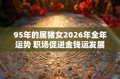 95年的属猪女2026年全年运势 职场促进金钱运发展