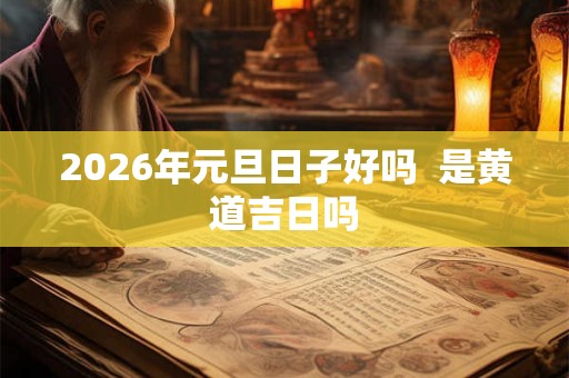 2026年元旦日子好吗  是黄道吉日吗