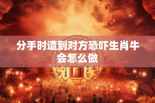 分手时遭到对方恐吓生肖牛会怎么做