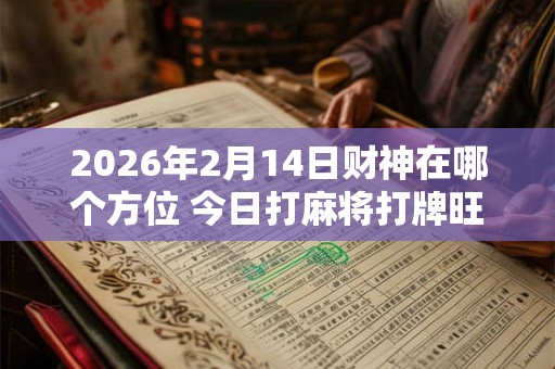 2026年2月14日财神在哪个方位 今日打麻将打牌旺运方位