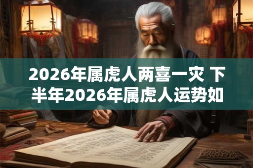 2026年属虎人两喜一灾 下半年2026年属虎人运势如何 2026年属虎人两喜一灾 下半年2026年属虎人运势如何